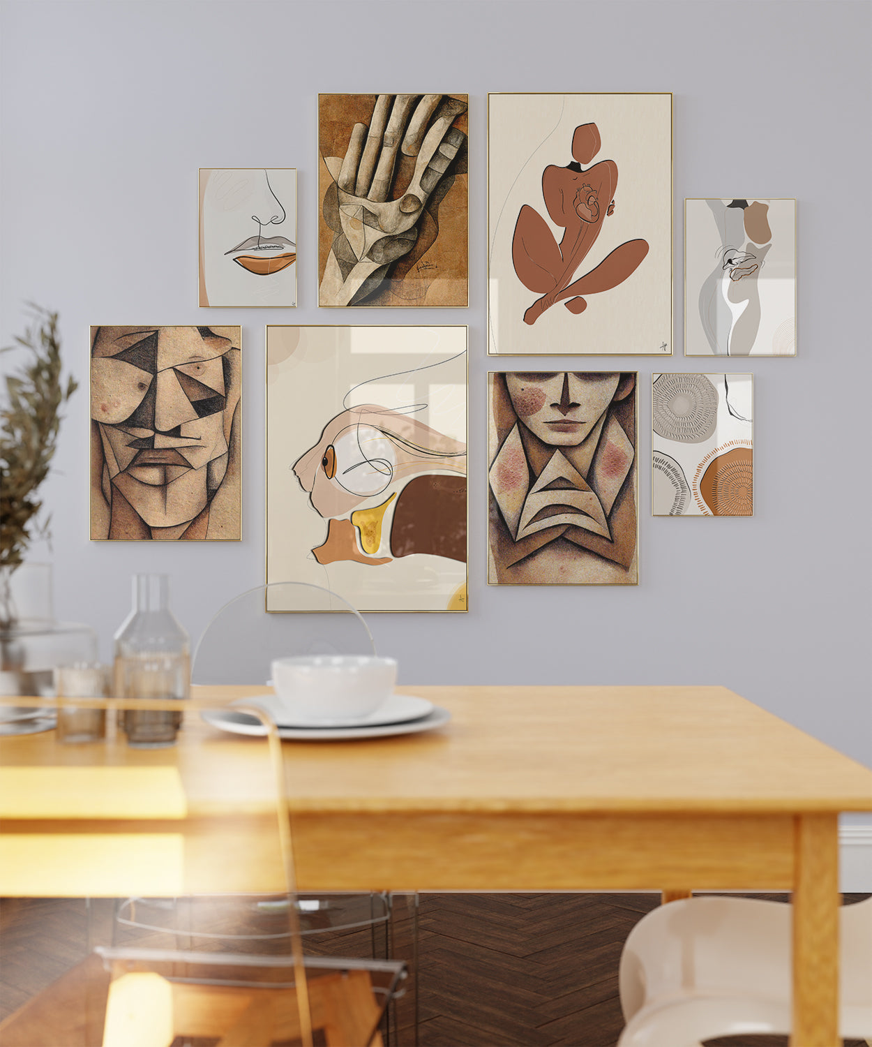 How to Choose the Right Frame and Size for Clinic Wall Prints