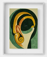 Ear Anatomy Art Poster - Enhancing ENT Clinic Ambiance