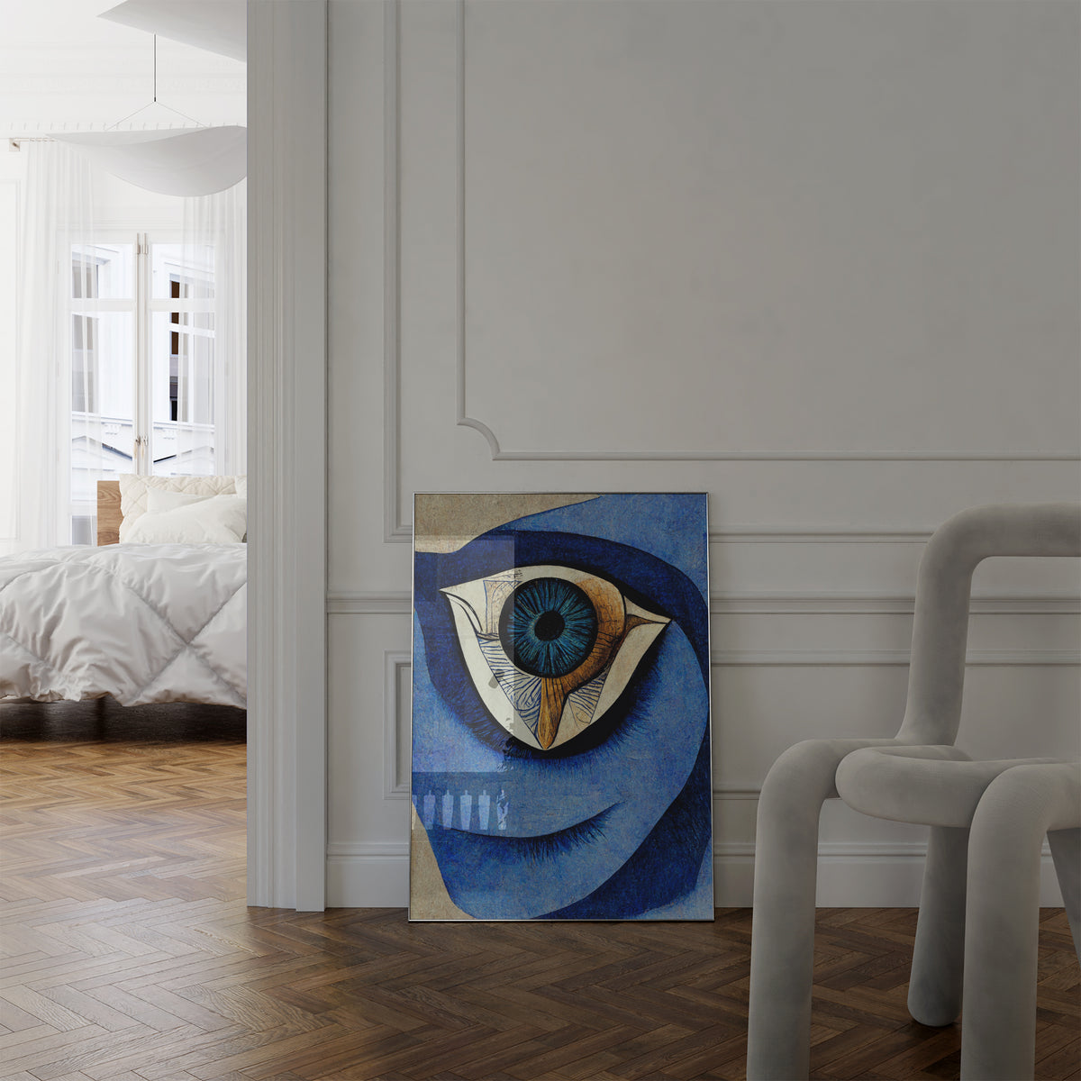 Medical Artwork - Eye Clinic Wall Art Featuring Iris Anatomy