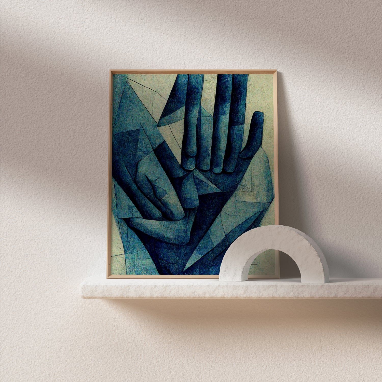 Medical Artwork - Hands Anatomy Poster for Orthopedic Hand Surgery Clinic Decor