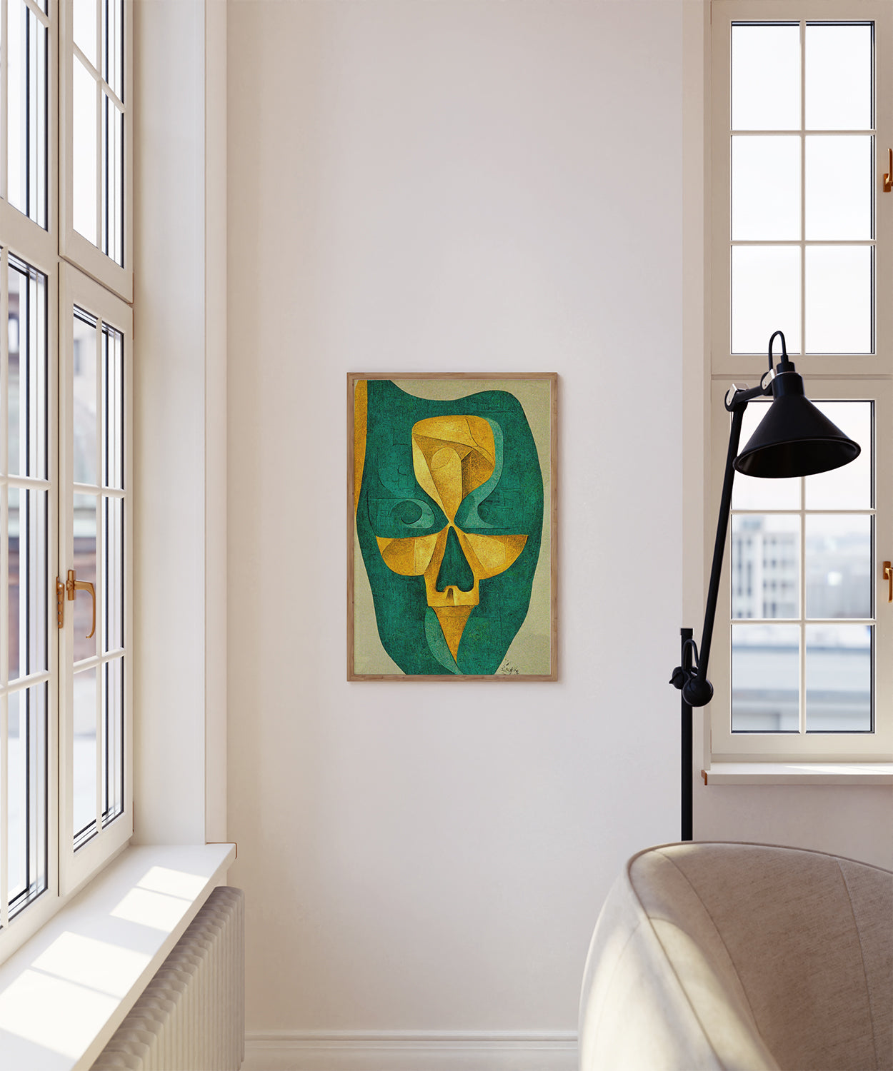 Sinus Anatomy Art Poster - Enhancing ENT Clinic Decor