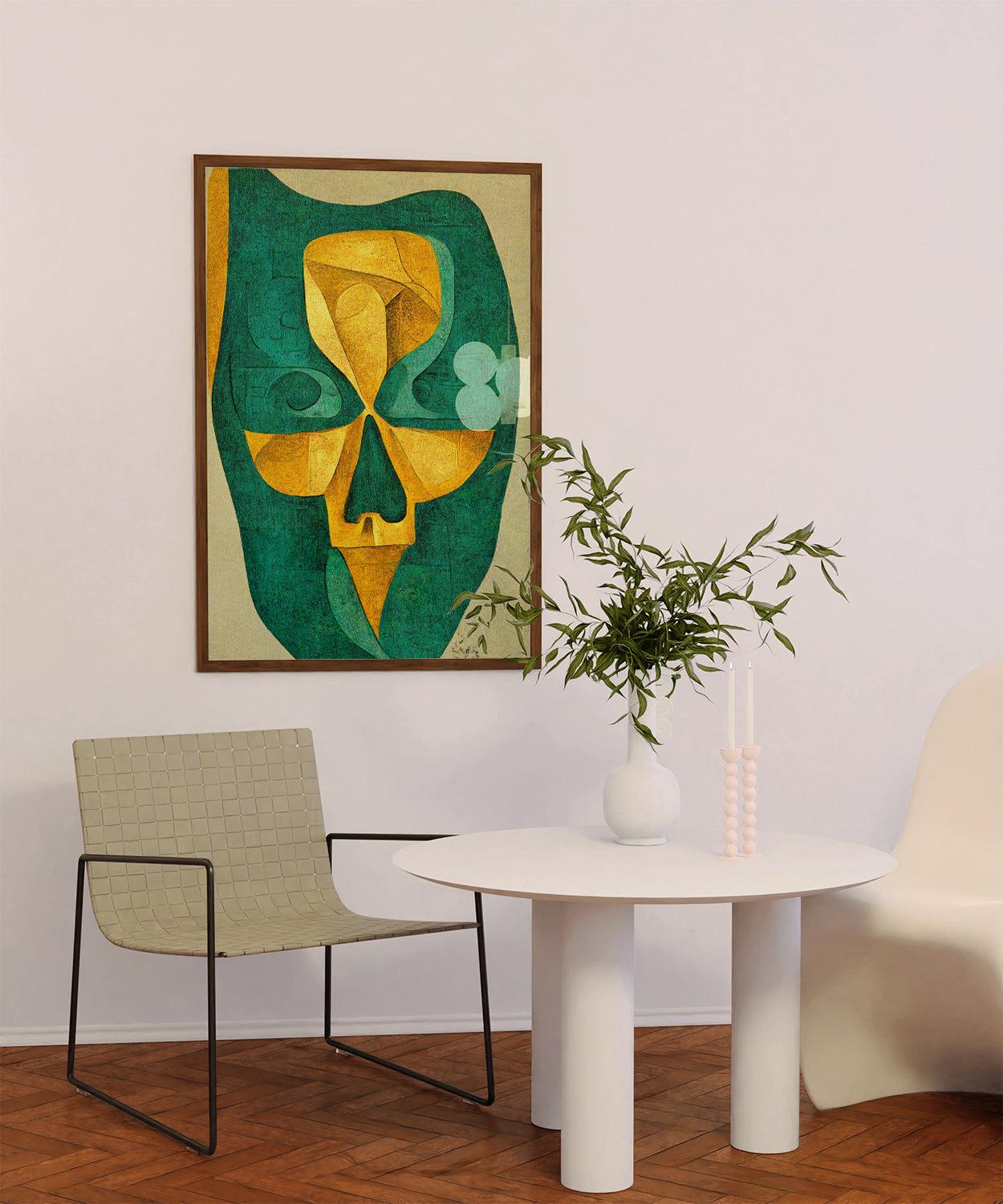 Sinus Anatomy Art Poster - Enhancing ENT Clinic Decor
