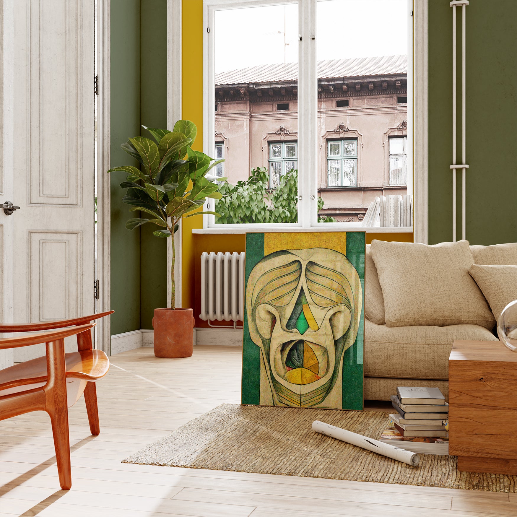 Art prints featuring vibrant depictions of the larynx and vocal cords. Cubism-inspired art posters capturing ENT subjects in a unique style.
