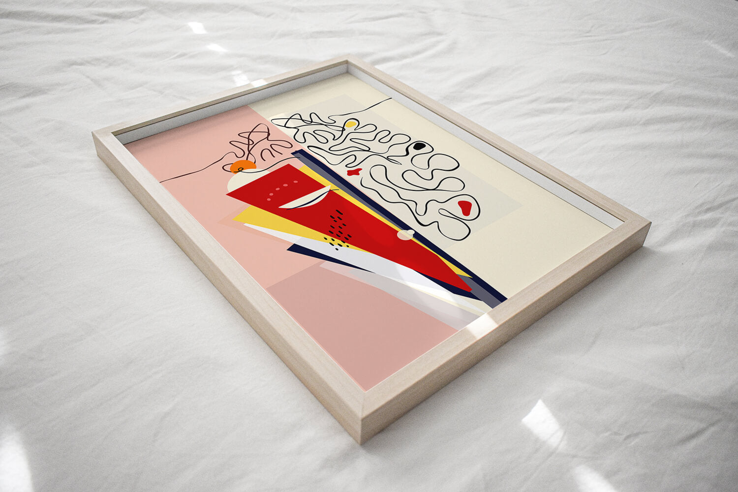 Brain line boho art