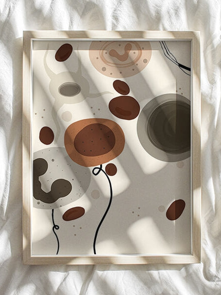 Blood cells Boho art