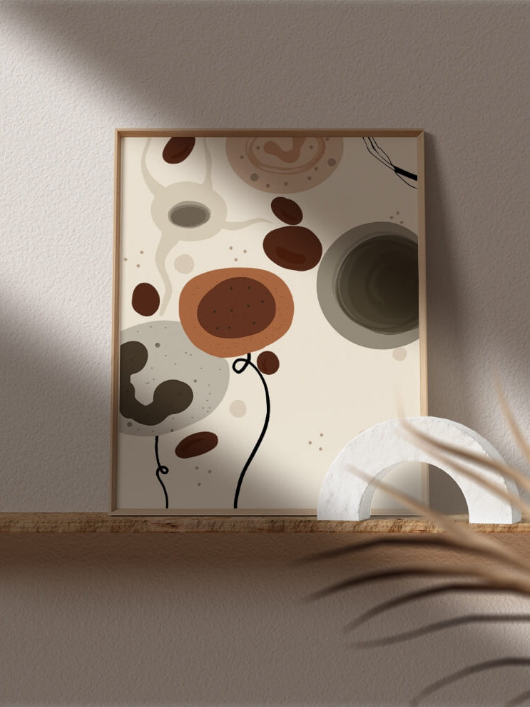 Blood cells Boho art