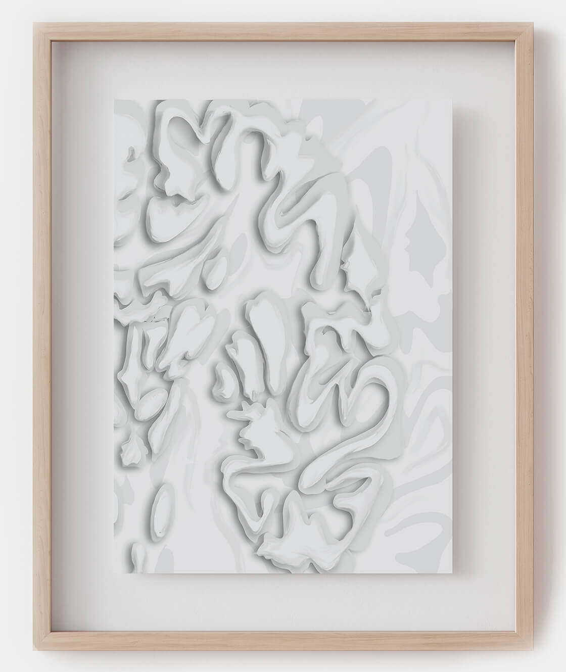Horizontal brain cut art