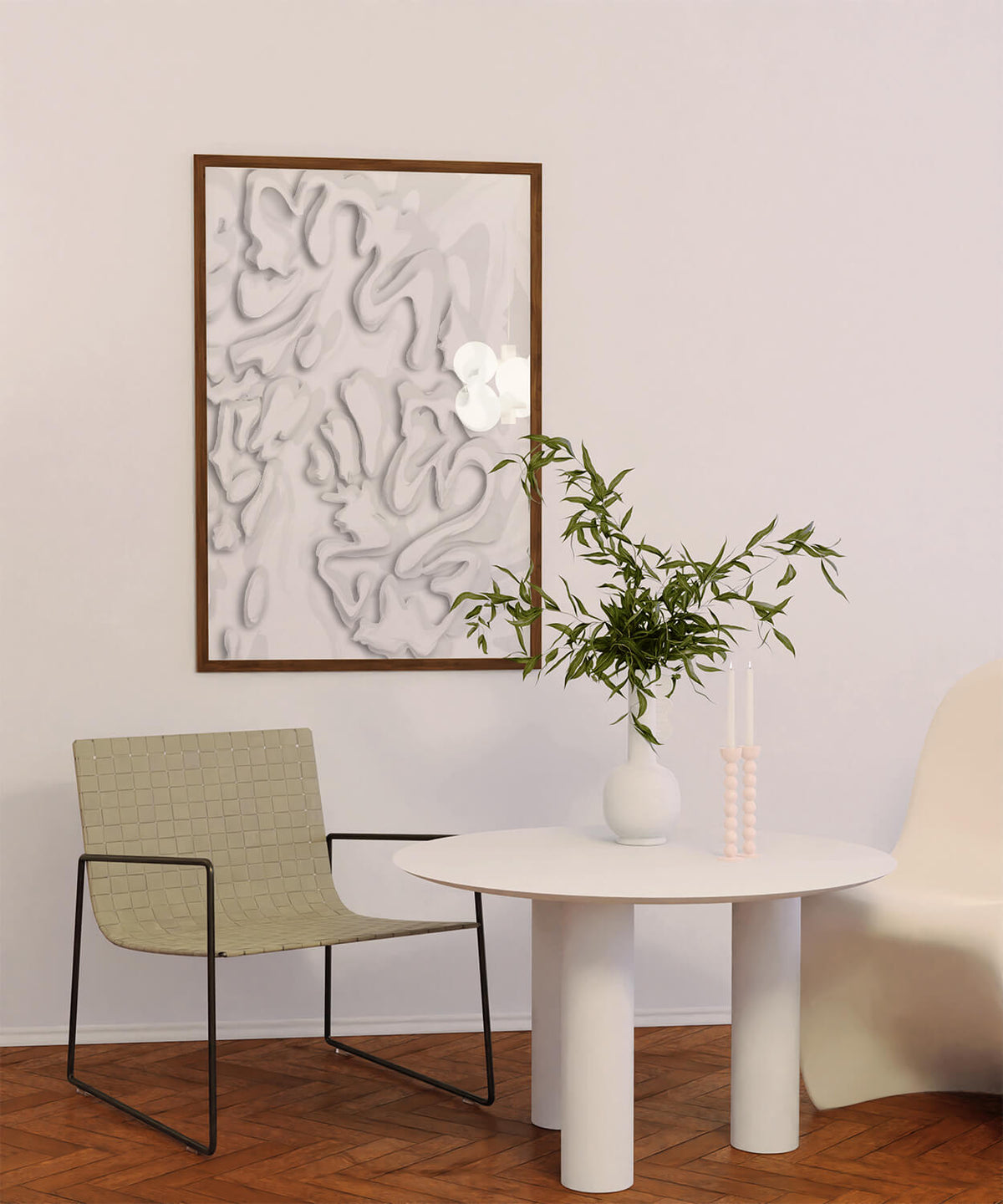 Horizontal brain cut art