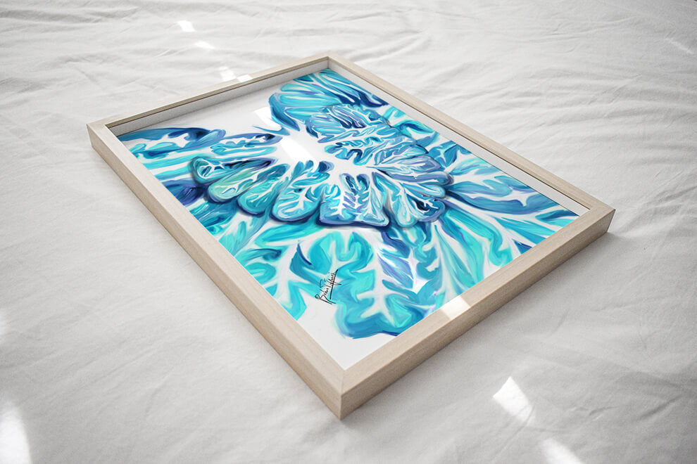 Abstract cerebellum anatomy art print- neurologist neuroscientist neurosurgeon gift-Brain art-Neurology art-Neurosurgery art-Brain painting