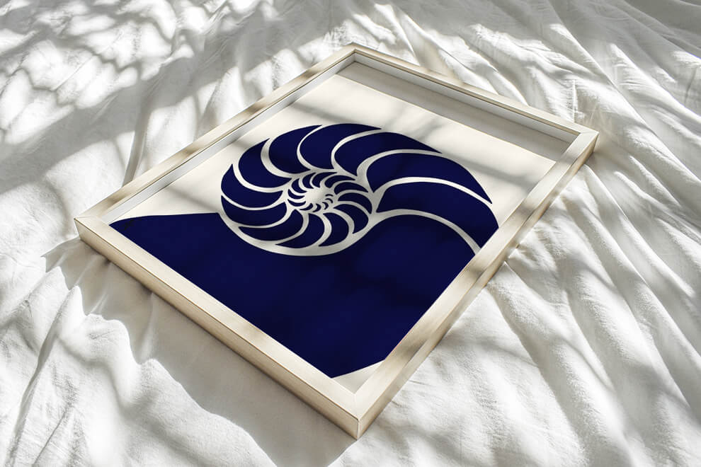 cochlea anatomy art print- ear art-abstract modern poster-otolaryngologist gift-ENT art-Geometric design