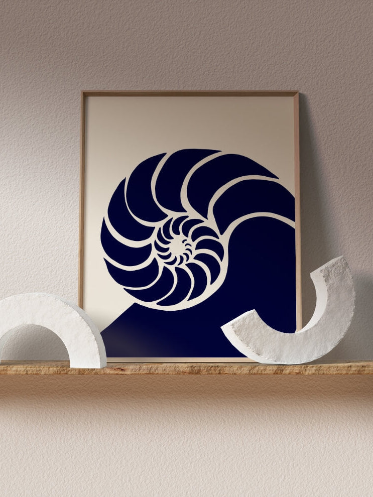 cochlea anatomy art print- ear art-abstract modern poster-otolaryngologist gift-ENT art-Geometric design