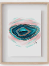 Abstract Lens art print – eye anatomy art- ophthalmologist optometrist gift-eye anatomy painting-medical art print