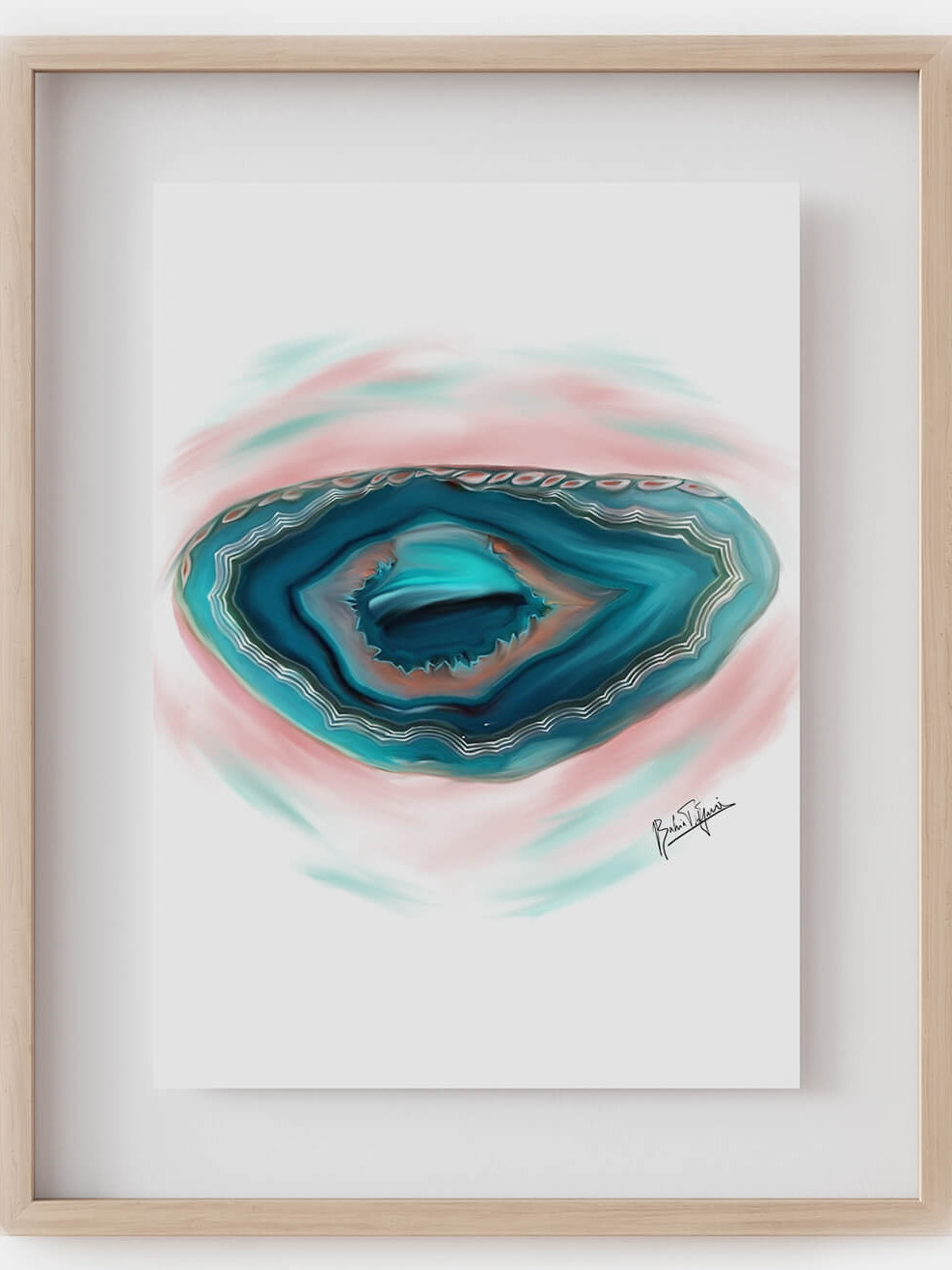 Abstract Lens art print – eye anatomy art- ophthalmologist optometrist gift-eye anatomy painting-medical art print