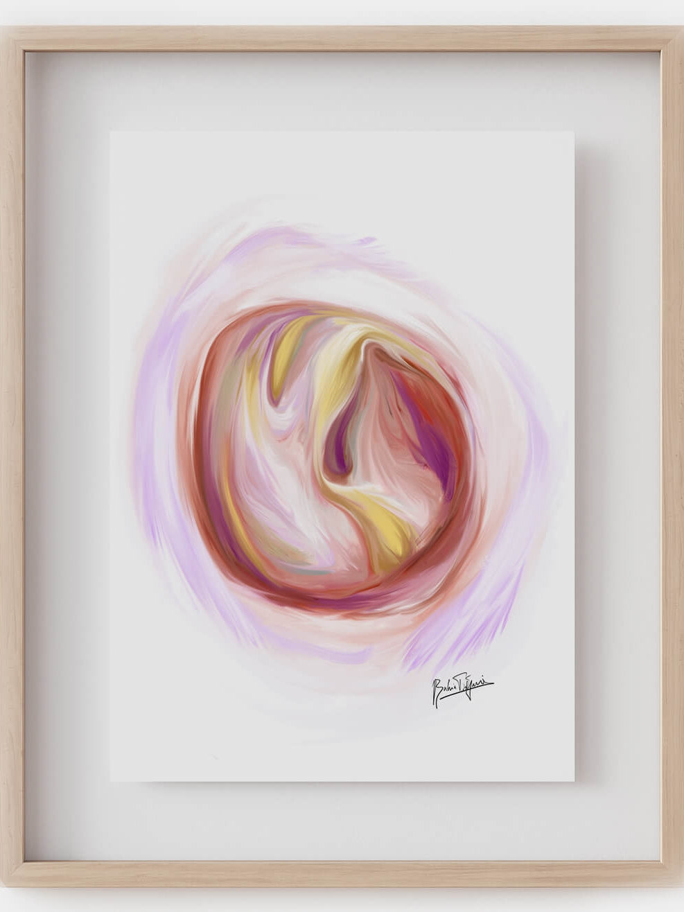 abstract eardrum art print - ear anatomy-Audiology art-ENT art-Otolaryngologist gift