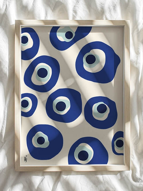 Boho eye anatomy art