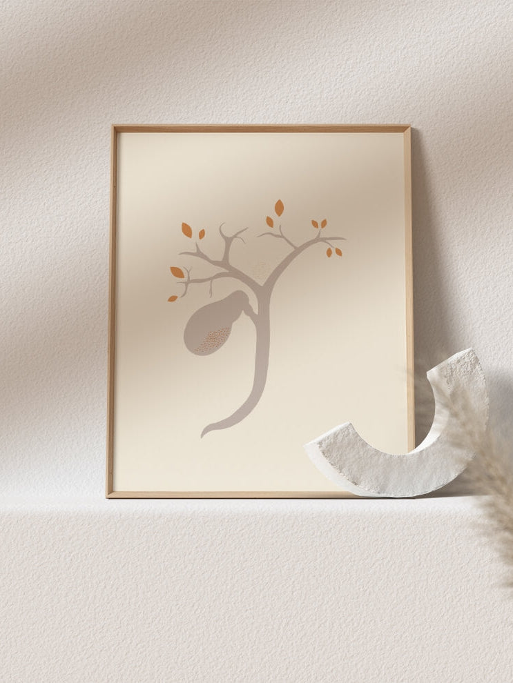 gallbladder art anatomy print-abstract Boho minimalist art print-gastroenterologist general surgeon gift-abdomen surgery art painting