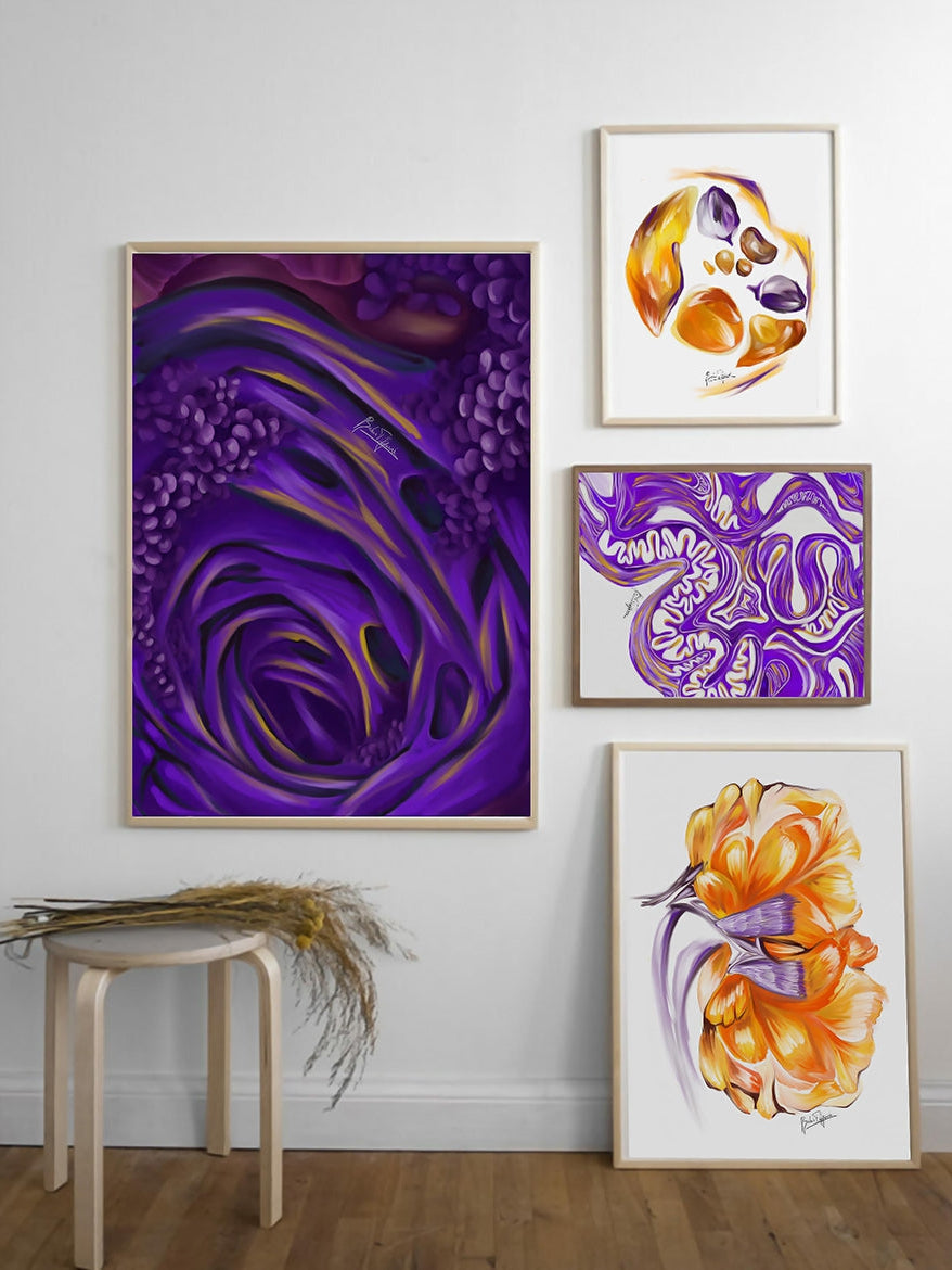 Colonoscopy anatomy art