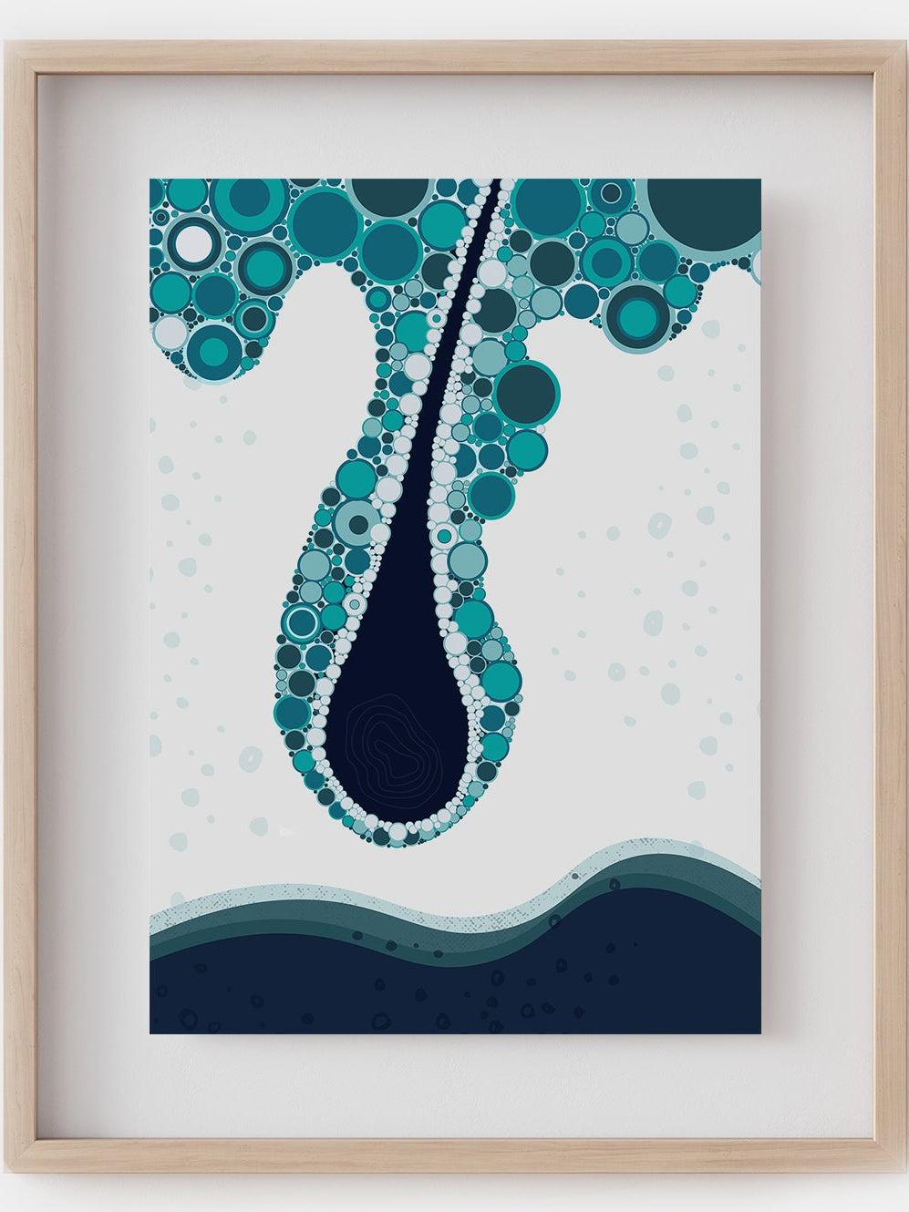 Hair follicule Boho art