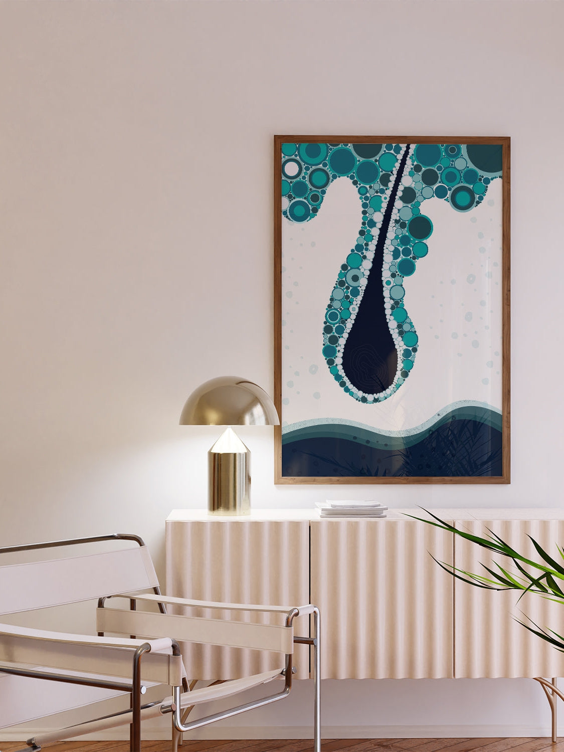 Hair follicule Boho art