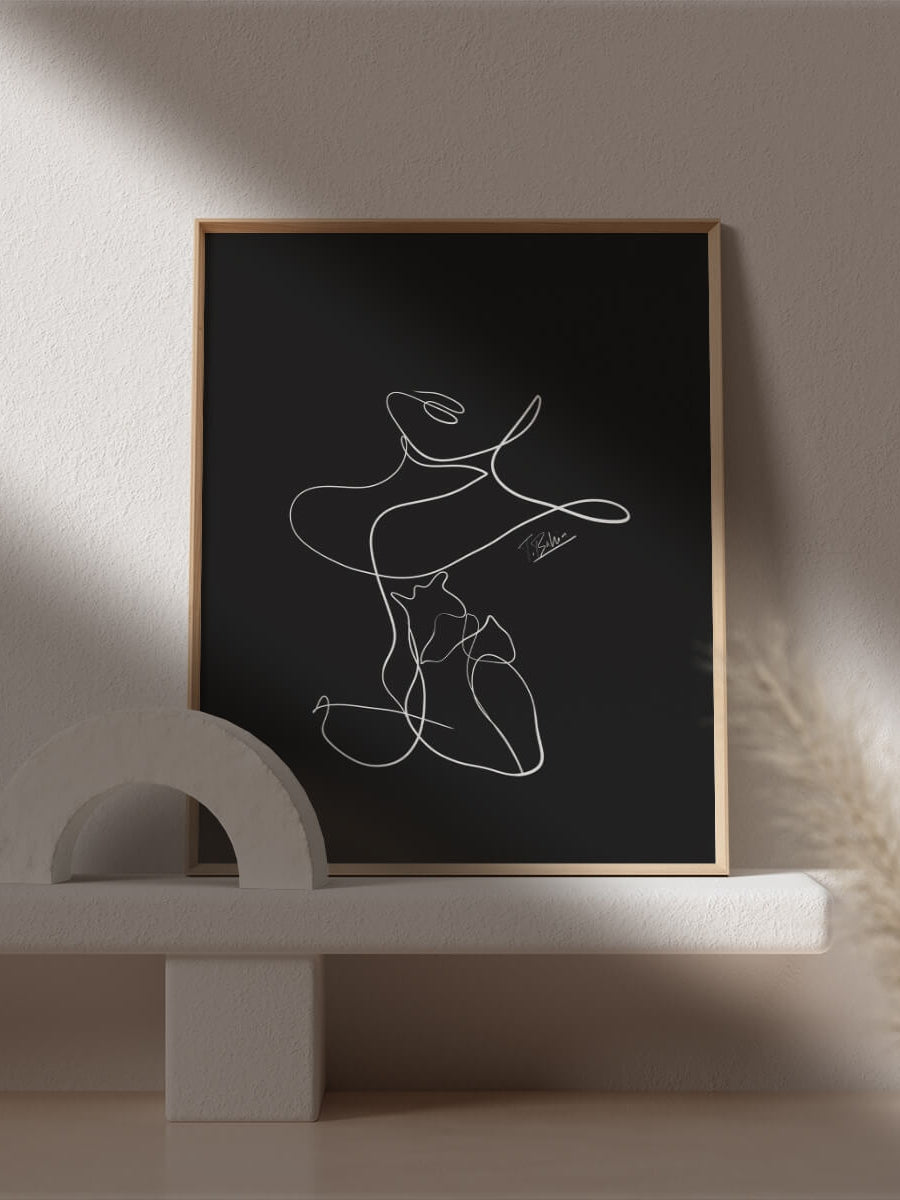 Printable heart line art-Medical graduation gift-Cardiothoracic surgeon gift-Cardiologist gift-Downloadable digital medical art