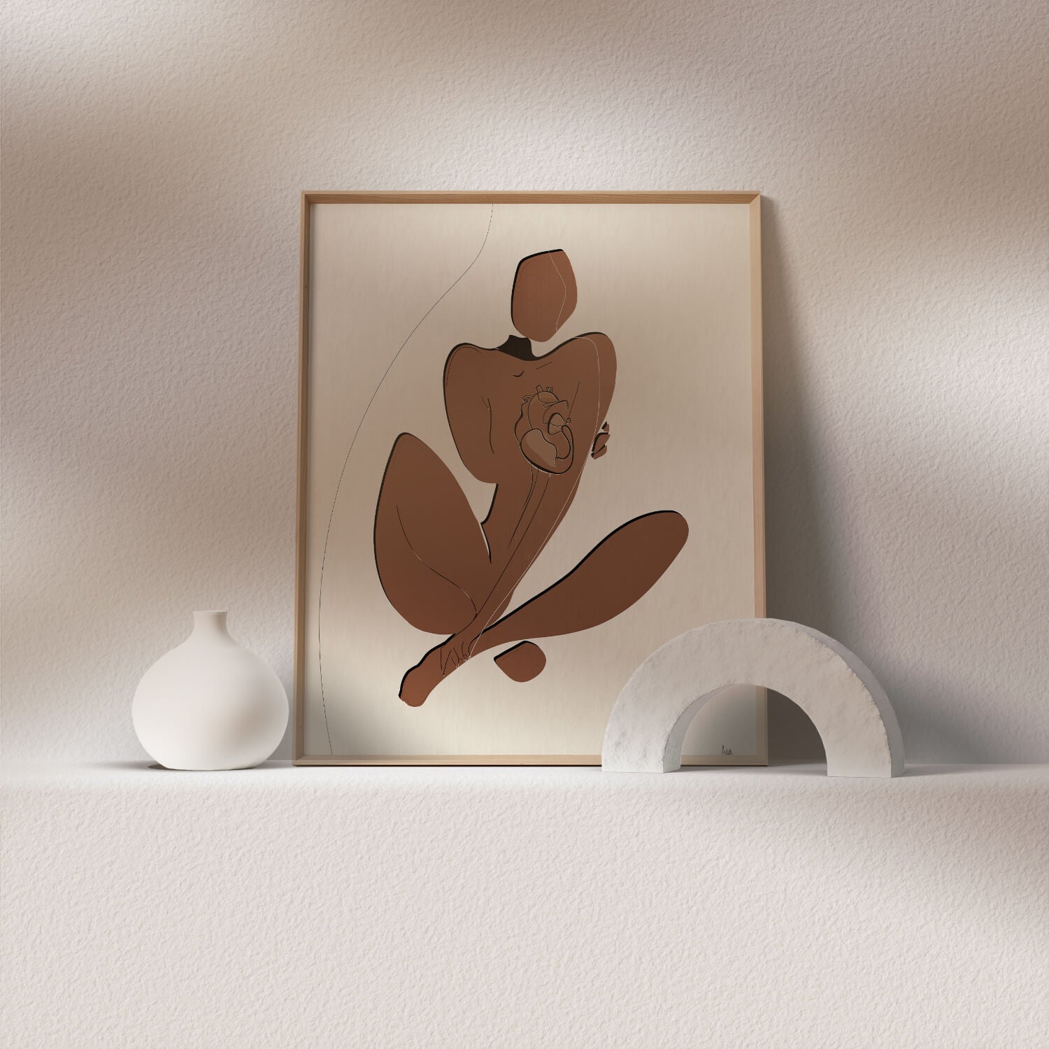 heart modern art