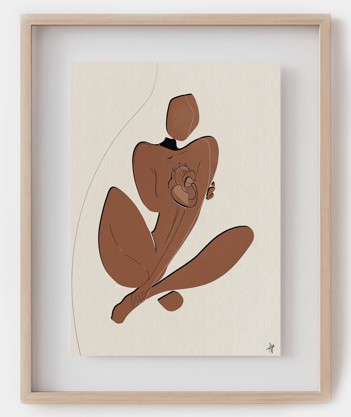 heart modern art