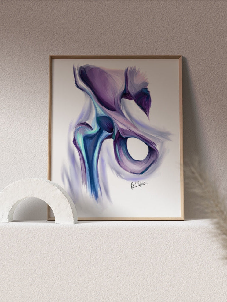 hip-replacement-art-print-orthopedic-surgery-artwork-hip-anatomical-art-musculoskeletal-anatomy-orthopedic-surgeon-gift