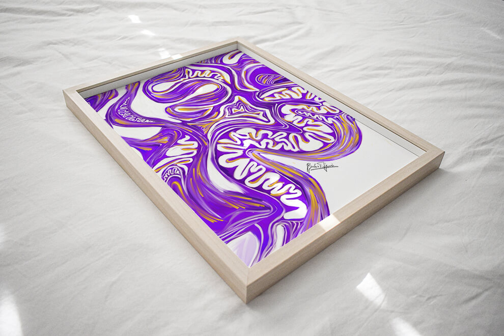 Intestines anatomy art