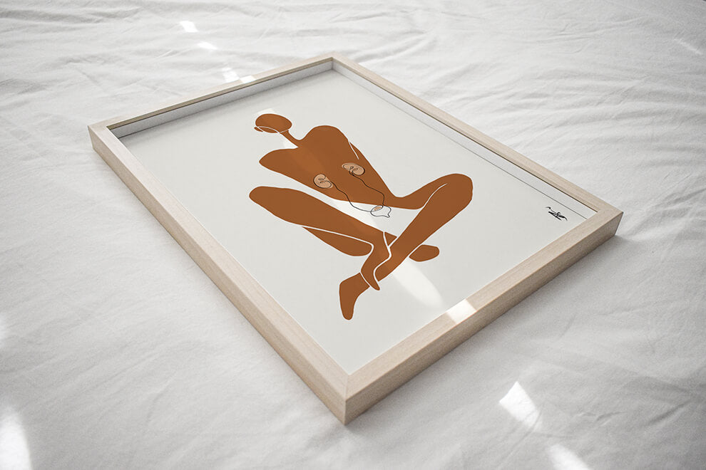 one line kidneys anatomy art print-boho minimalist abstract art-nephrologist urologist gift-modern medical decor- urology painiting art