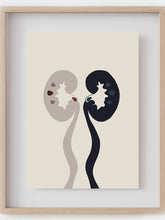 abstract inner ear anatomy art print- ENT art-Audiology art-Otolaryngologist gift-ear artwork-cochlea drawing