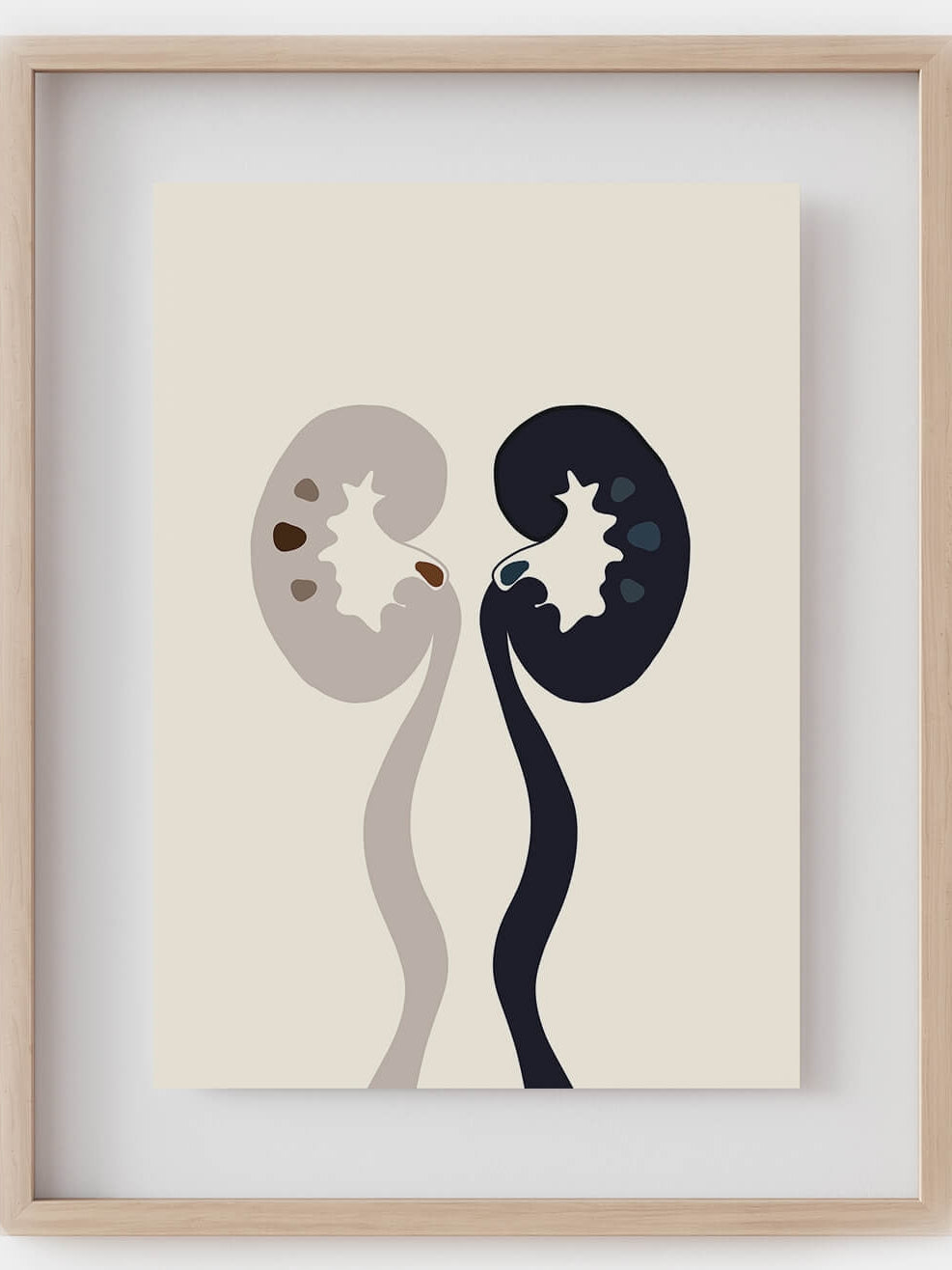 abstract inner ear anatomy art print- ENT art-Audiology art-Otolaryngologist gift-ear artwork-cochlea drawing