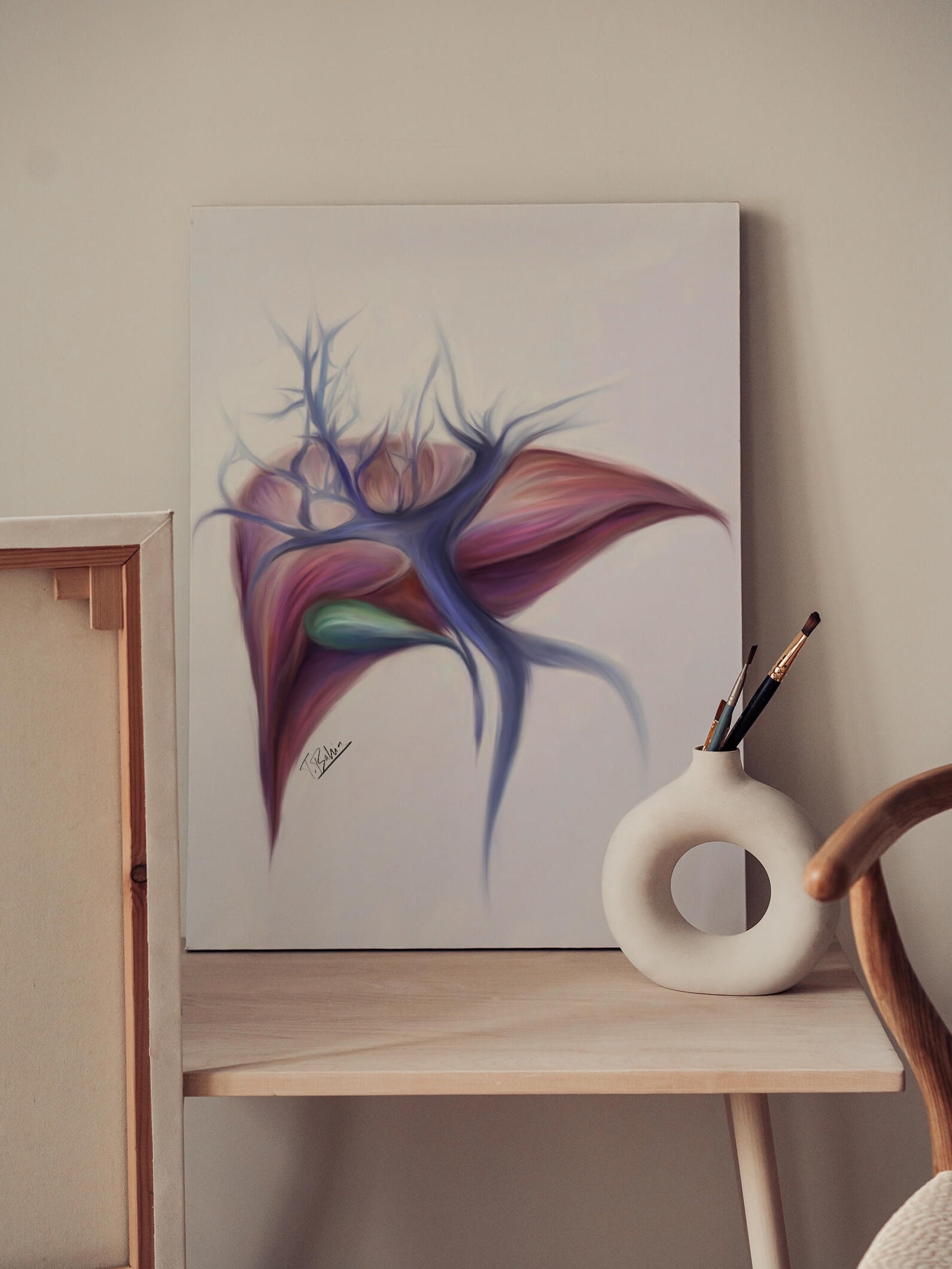 Liver anatomy art