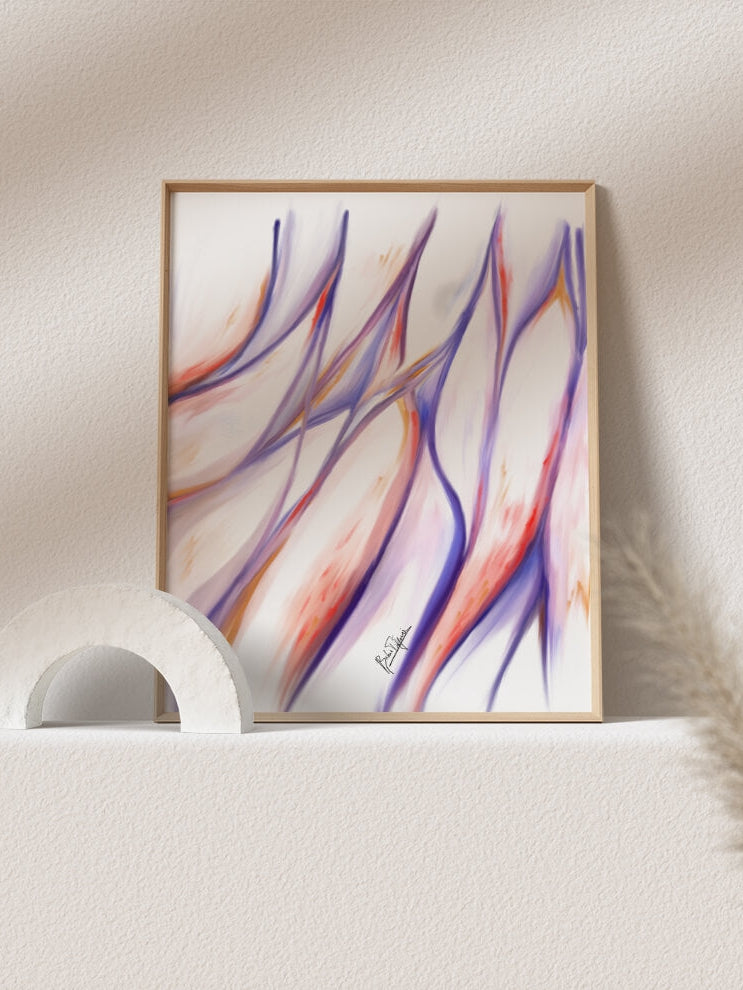 Abstract Lumbar plexus anatomy art print–nerve art-Orthopedic surgery art-Neurology art-Neurosurgeon plastic surgeon orthopedic surgeon gift