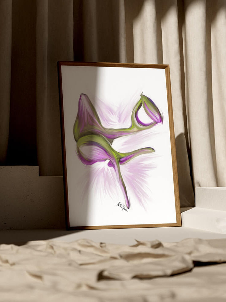 Abstract middle ear art- ossicles anatomy art-audiology art- ENT office decor-Otolaryngologist gift