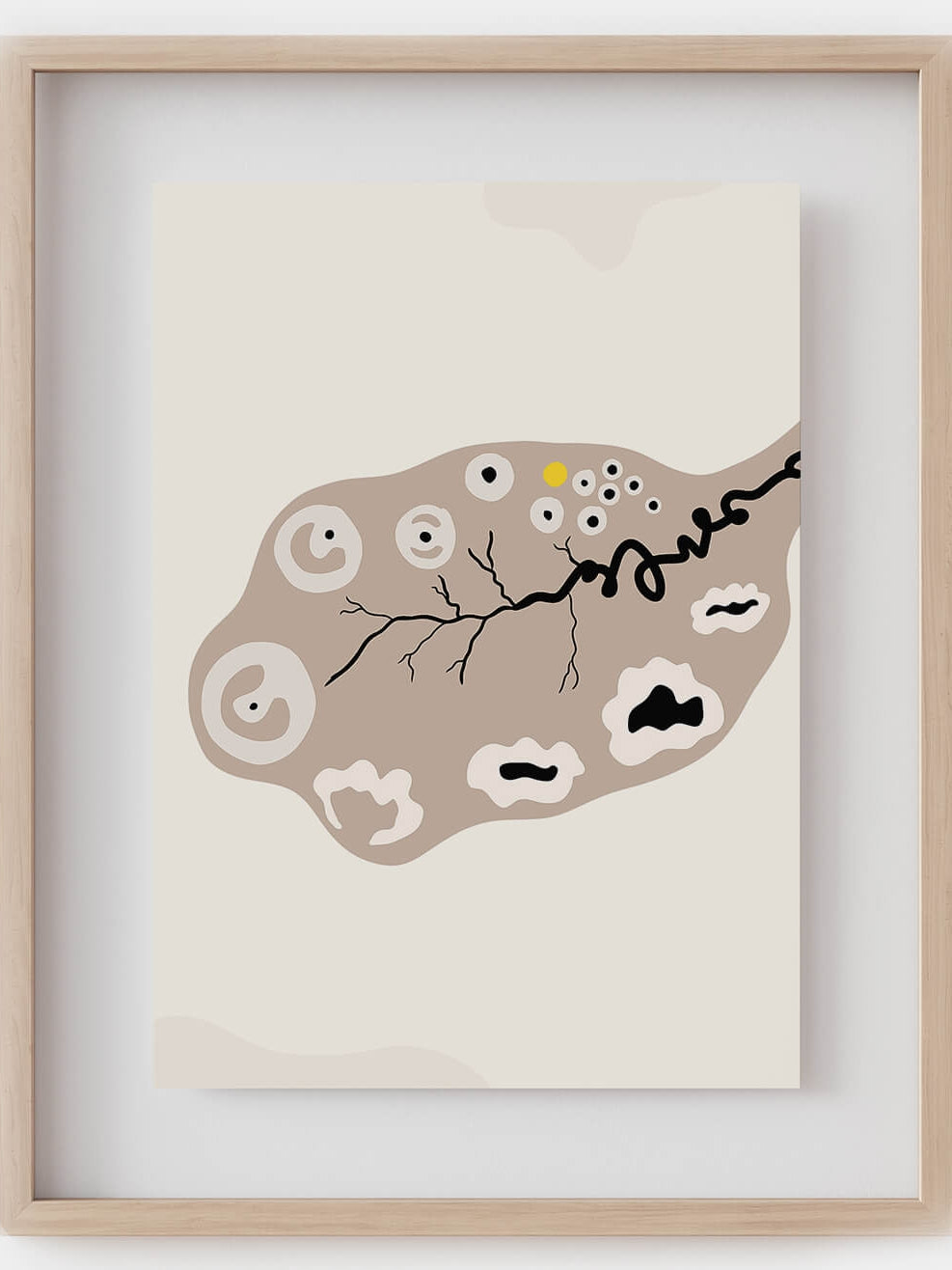 Ovary histology art print-obstetrics art-histological section-Gynecologist Obstetrician gift-Ovaries at-Uterus art-Pregnancy gift