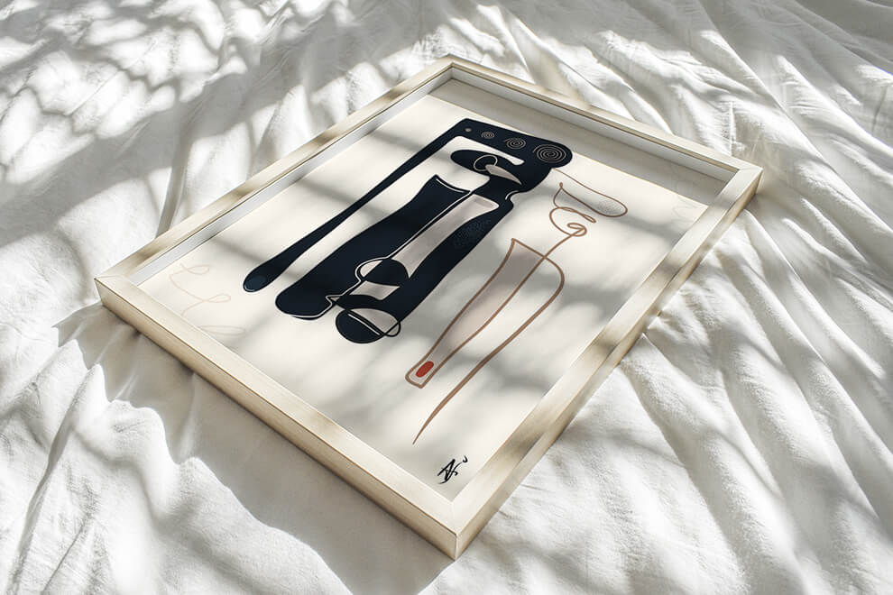 Psychiatry/psychology modern art print