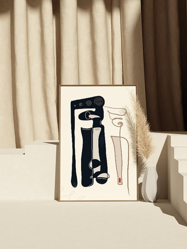 brain psychology art print-abstract psychiatry art-boho modern artwork-brain disorder-neurologist psychiatrist gift-medical wall art