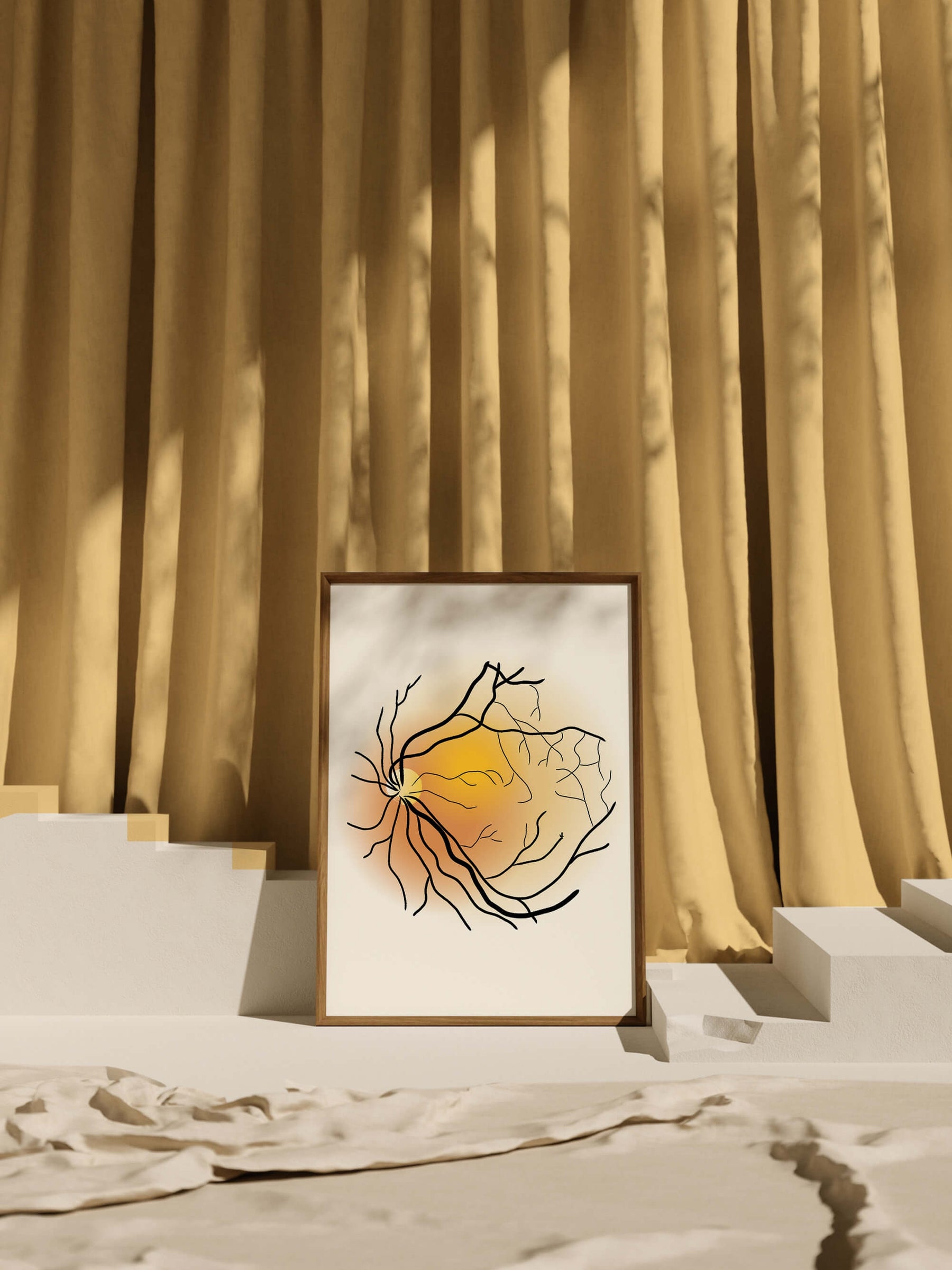 Retina anatomy art