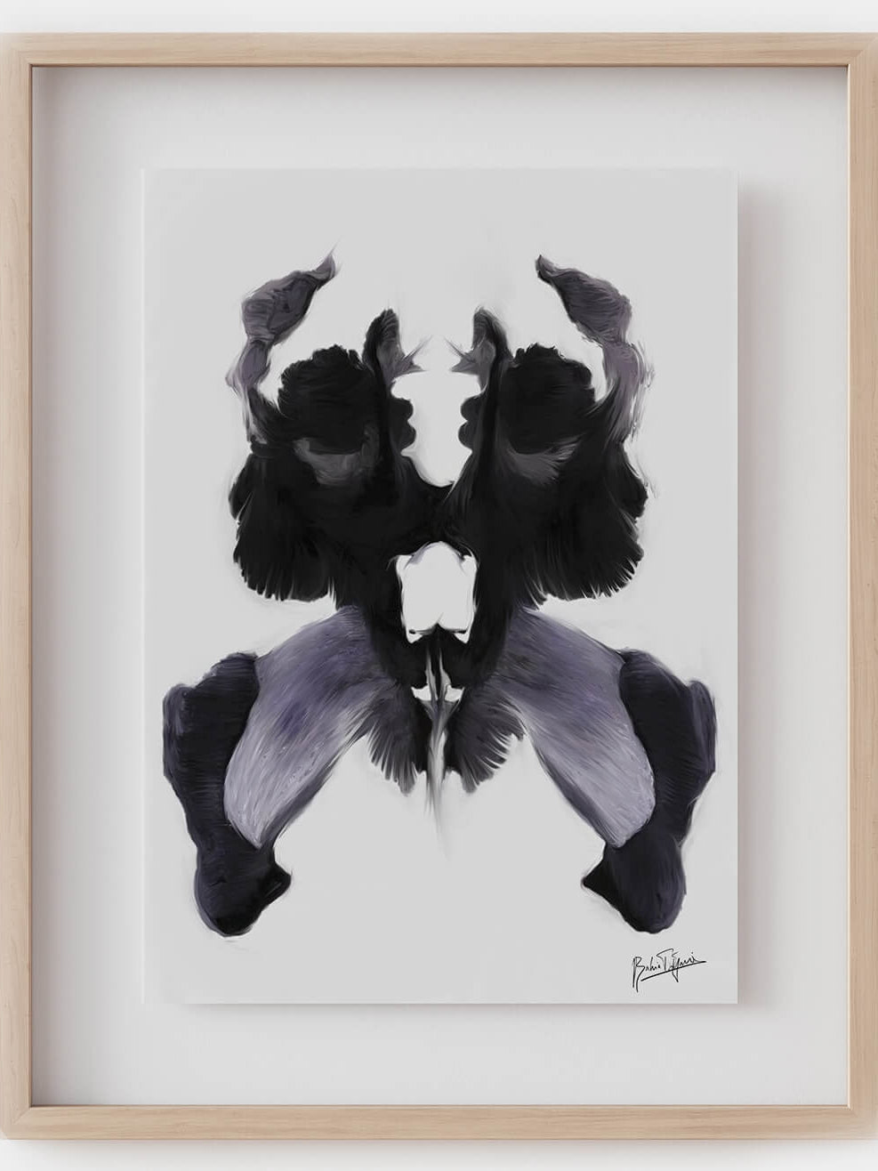 Rorschach test art  psychology artwork