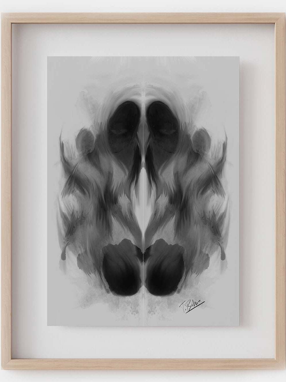 Rorschach abstract art