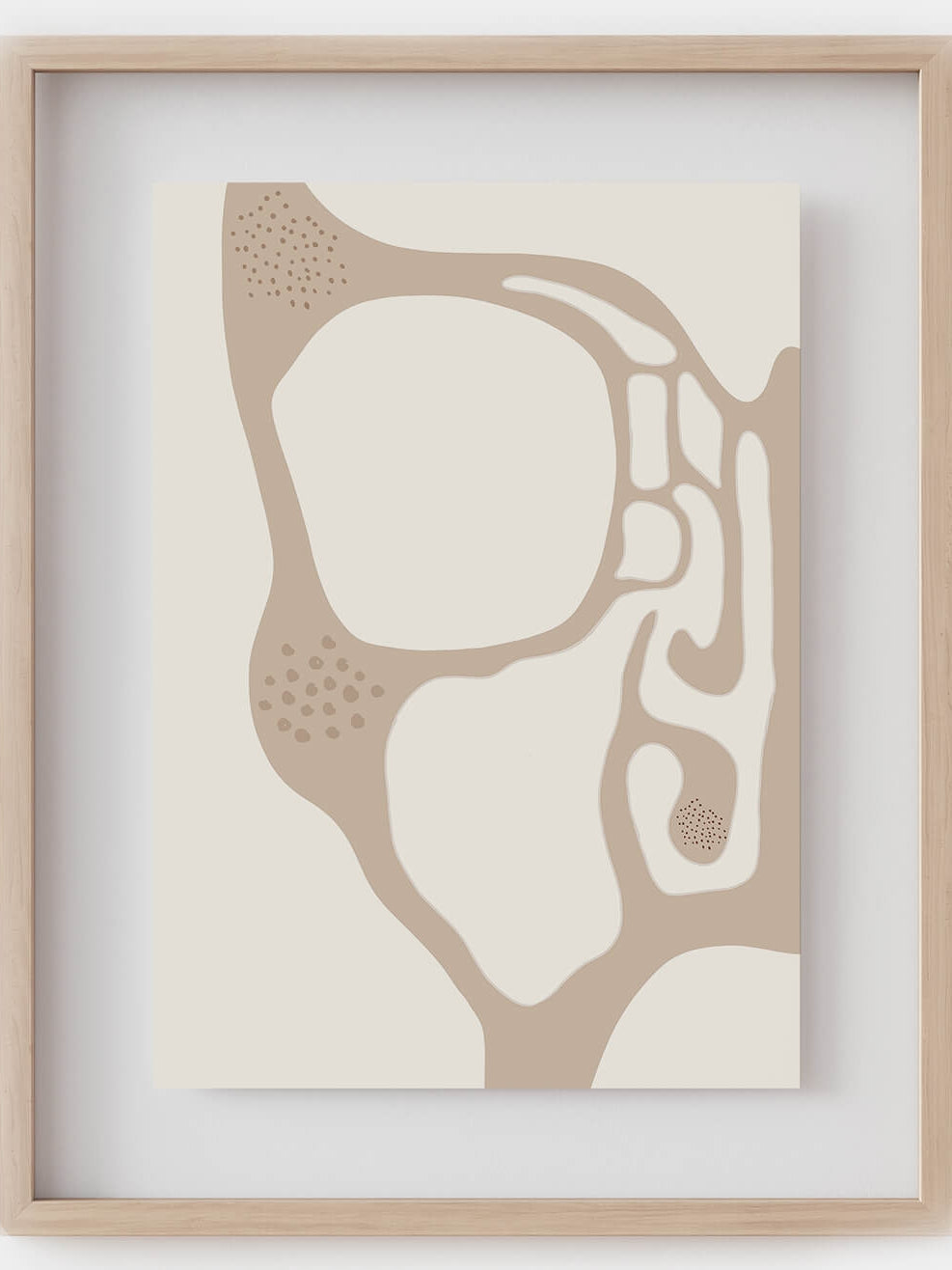 nasal sinuses anatomy abstract art-boho modern print-otolaryngologist gift-facial anatomy art-ENT office decor