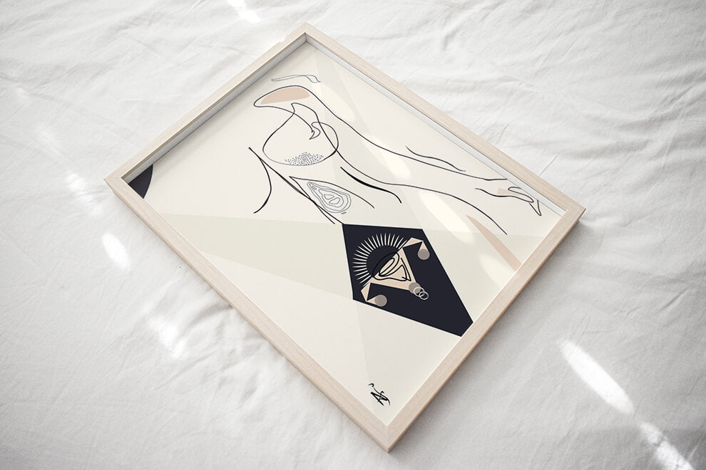 Uterus anatomy line art-obstetrics art print-Gynecologist Obstetrician gift-Uterus anatomy minimalist drawing-Reproductive system art