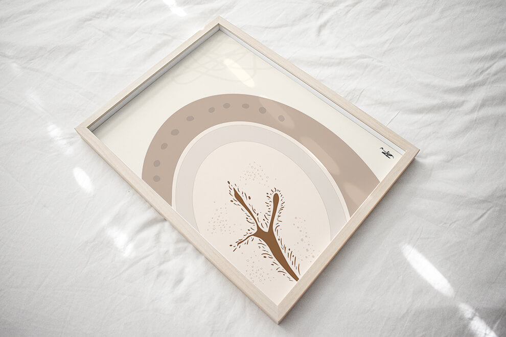 Uterus cross section histology art print-obstetrics art-Boho minimalist medical poster-Obstetrician Gynecologist gift-Histology art