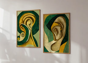 Cochlea anatomy Picasso art