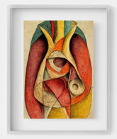 Cardiology Clinic Decor - Unique artwork featuring heart anatomy imagery, designed to infuse creativity and professionalism into your clinic's environment.
