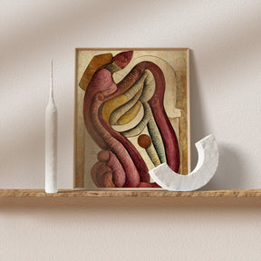 Medically-Inspired Art - Celebrate the science and beauty of gastroenterology with this intestines anatomy art print, perfect for gastroenterologist clinics, medical offices, and decor enthusiasts.