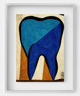 Dental Art - A captivating representation of teeth anatomy, perfect for dental clinic decoration and creating an engaging atmosphere.