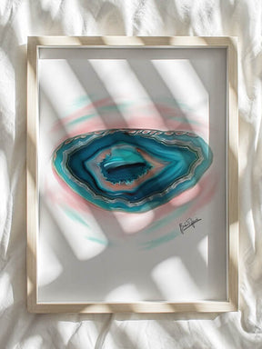 Abstract Lens art print – eye anatomy art- ophthalmologist optometrist gift-eye anatomy painting-medical art print