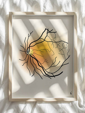 retina anatomy boho art-human eye line art-ophthalmology wall art-ophthalmologist optometrist gift-eye anatomy art print-abstract eye art
