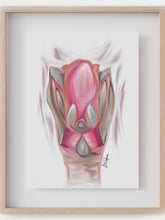 abstract larynx art print-larynx anatomy art-laryngology art - ENT office decor-laryngologist gift-pulmonology art